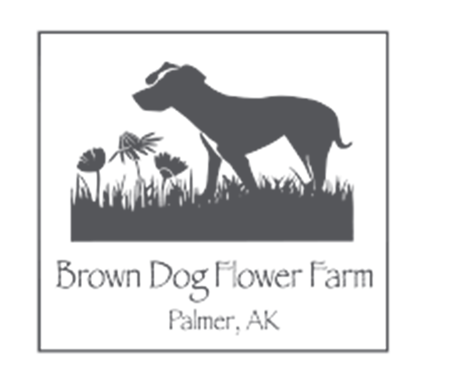 Brown Dog Flower Farm Logo